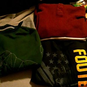 3 sweatshirts